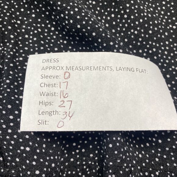 BP Nordstrom Dress Womens Small Black Polka Dot Pockets Short Mini Sleeveless - Picture 6 of 10